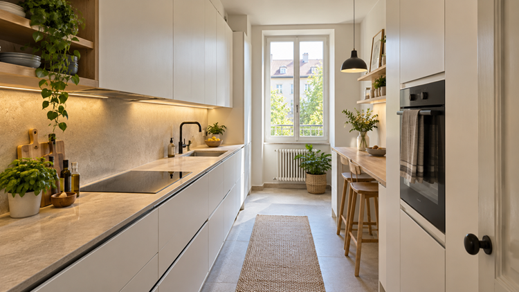 Cuisine en longueur : comment optimiser chaque mètre carré ?